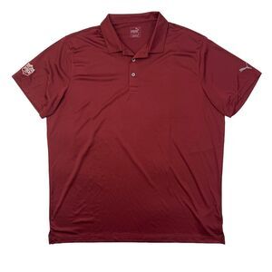 Puma Phoenix AYF Youth Football Polo Shirt Mens XXL 2XL Maroon Performance Golf